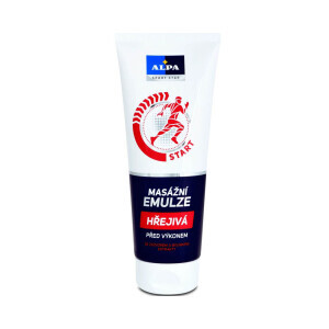 Alpa 210ml Masážní emulze tuba hřejivá (10/krt)