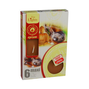 Admit Svíčka čajová Maxi 6ks Opium (8/bal)