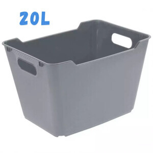 Stylový box šedá 20L(6/krt)