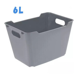 Stylový box šedá 6L(6/krt)