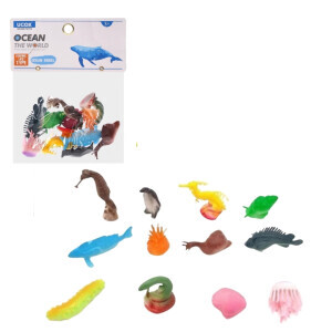 Figurky Zvířátek Mořský Svět 12ks 7cm (72/bal 144/krt)