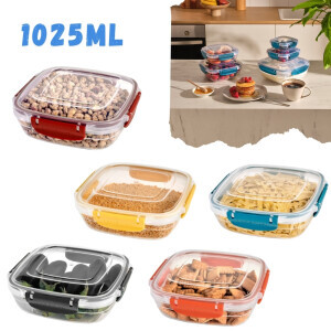 Dunya Dóza plast L&F square 1025ml (12/krt)