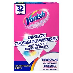 VANISH ubrousky Color Protect 16 ks/32 praní (12/krt)