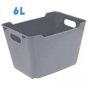 Stylový box šedá 6L(6/krt)