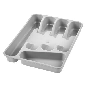 Příborník 5 dílný šedá 33,5x26,5x5 (10/krt)