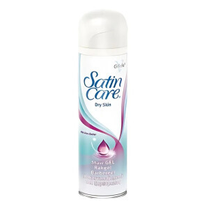 Gillette Venus Satin Care gel 200ml Dry Skin Shea Butter Silk (6/bal)