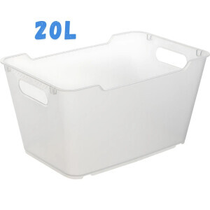 Stylový box průhl. 20L(6/krt)