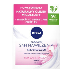 Nivea Pleť.krém 50ml N Nourishing 24H Moisture SPF15 (6/krt)