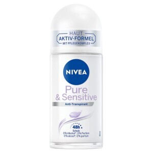 Nivea 50ml Roll-On F Pure&Sensitive(6/krt)