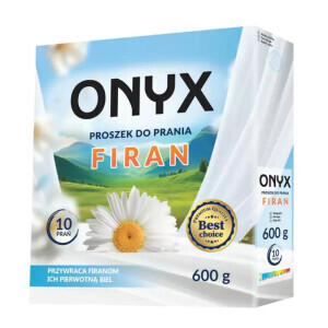 ONYX 600g Prací prášek Záclonový bílé(10/krt)