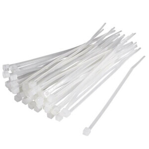 Stahovací pásky 4,8x250mm natural - 50 ks