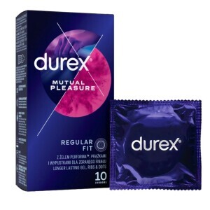 Durex Kondom 10ks Mutual Pleasure (6/bal)