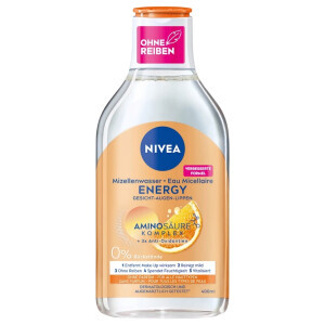 Nivea 400ml Pleť. voda micelární N Energizing Amino Acid Complex (10/krt)