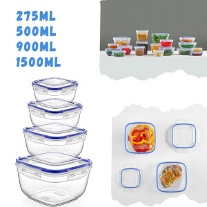 Dunya Dóza plast L&F hran. Set 3ks 900/1500/2400ml(12/krt)
