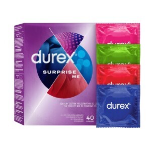 Durex Kondom 40ks Surprise Me (6/bal)