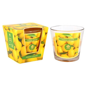 Arome Svíčka ve skle 120g Fresh Lemon (12/bal 48/krt)