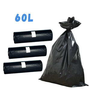 Pytel na odpad 60l LDPE 25ks(30/bal)