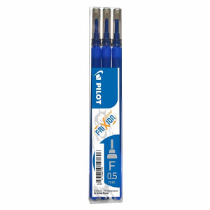 Náplň PILOT Frixion 0,5 mm,3 ks modrá 2065-003 (12/bal 864/krt)