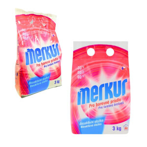 Merkur 3kg prací prášek na barevné prádlo(6/krt)