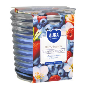 Bispol Svíčka ve skle SNW80-1/130g berry fusion(6/krt)