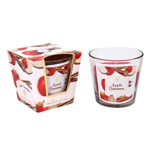 Arome Svíčka ve skle 120g Apple&Cinnamon (12/bal 48/krt)