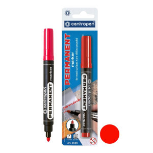 Centropen Značkovač 8566 BL červený (20/bal 200/krt)