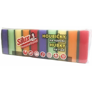 Silux houbičky na nádobí 10ks (40/krt)