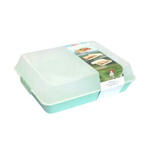 PP Box na svačinu DUO LOCK 20*26*7,5cm (20/krt)