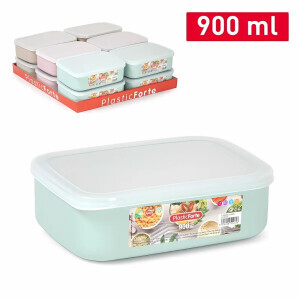 P.Forte Dóza plast Bento Combi obdél. 900Ml VRM (12/bal)