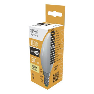 Emos Žárovka Led Basic E14 6W WW (10/bal 60/krt)