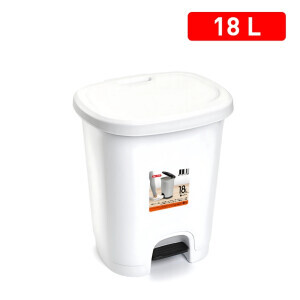 P.Forte Koš odpadkový 18L White (12/krt)