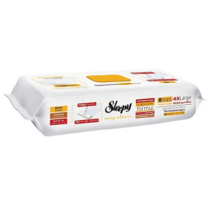 Sleepy Vlh.ubrousky 50ks Mop Yellow(4/bal)