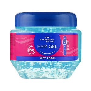 Professional Style Hair Gel 225ml Wet Look (24/bal)