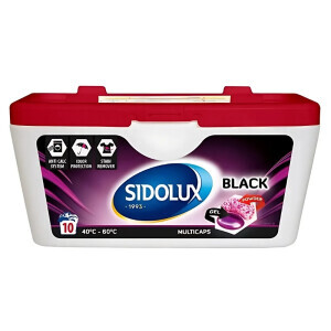 Sidolux kapsle na prádlo BLACK 10ks (12/krt)