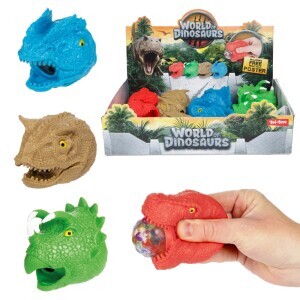 World of Dinosaur Mačkací hračka 4ass (12/bal 48/krt)
