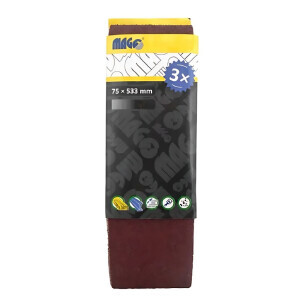 Brusný pás 75x533mm A120 - 3 ks