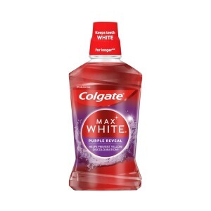 Colgate 500ml Ústní voda CZ Max White Purple Reveal (12/krt)