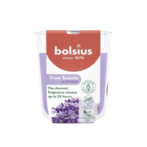 Bolsius Svíčka ve skle 80/73mm True Scents Lavender (6/krt)