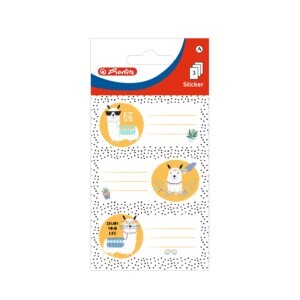 Herlitz Samolepky na sešity 9ks 8,5x16cm(10/bal 1400/krt)