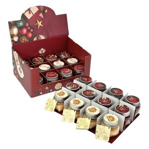 Arome Svíčka v dóze 28g Christmas mix (24/bal 48/krt)