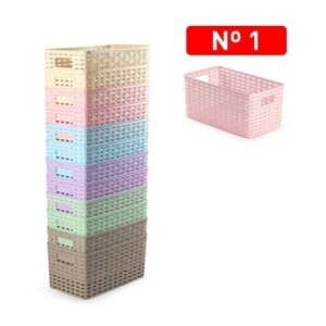 P.Forte Košík plast Rattan 5l (12/bal)