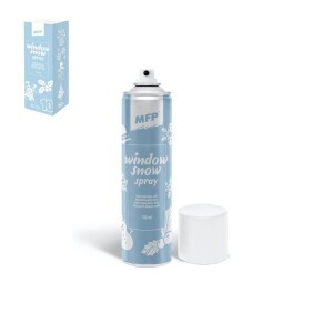 MFP 150ml Spray dekorační sníh na okna se šablonami(20/bal)