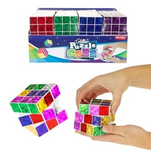 Toi-Toys Hlavolam kostka třpytivá(96ks/krt)