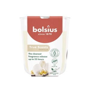 Bolsius Svíčka ve skle 80/73mm True Scents Vanilla (6/krt)