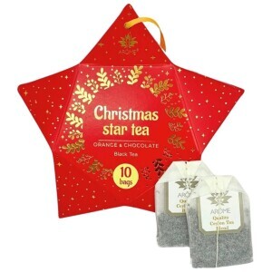 Arome čaj ve tvaru hvězdy, černý, Zázvor a kardamom (10/bal 24/krt)