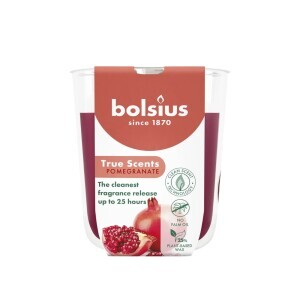 Bolsius Svíčka ve skle 80/73mm True Scents Pomegranate (6/krt)