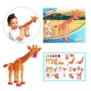 Toi-Toys 3D puzzle Zirafa(8ks/krt)