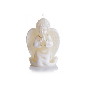 Bartek Svíčka Christmas Angel Rafael 140 Ecru (12/krt)