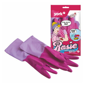 YORK gumové rukavice vonné Rosie S(48/krt)