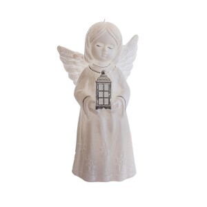 Bartek Svíčka Christmas Angel Bethlehem 170 White (6/krt)